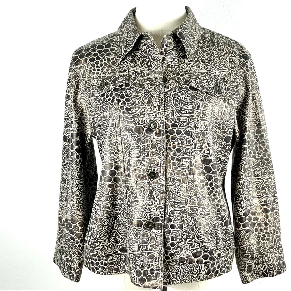 Ruby Rd. Unlined Button Down Jacket - image 1